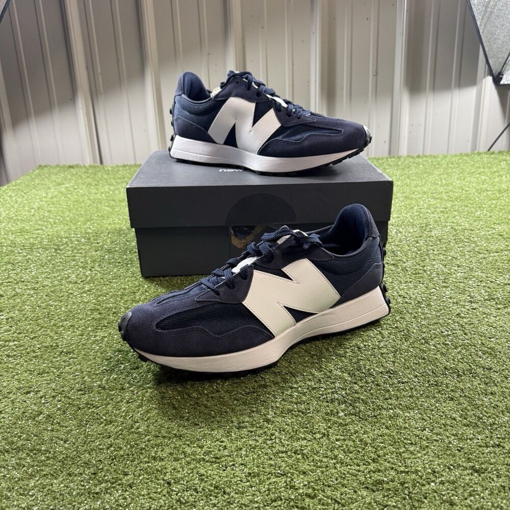 New Balance 327 Men's Size 12 D Navy White Sneakers MS327CNW New